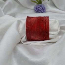 Jewels of Nepal Red Bangles / Chura / Churi For Women- 2 dozens (24pcs)