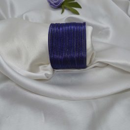 Jewels of Nepal Navy Blue Bangles / Chura / Churi For Women- 2 dozens (24pcs)