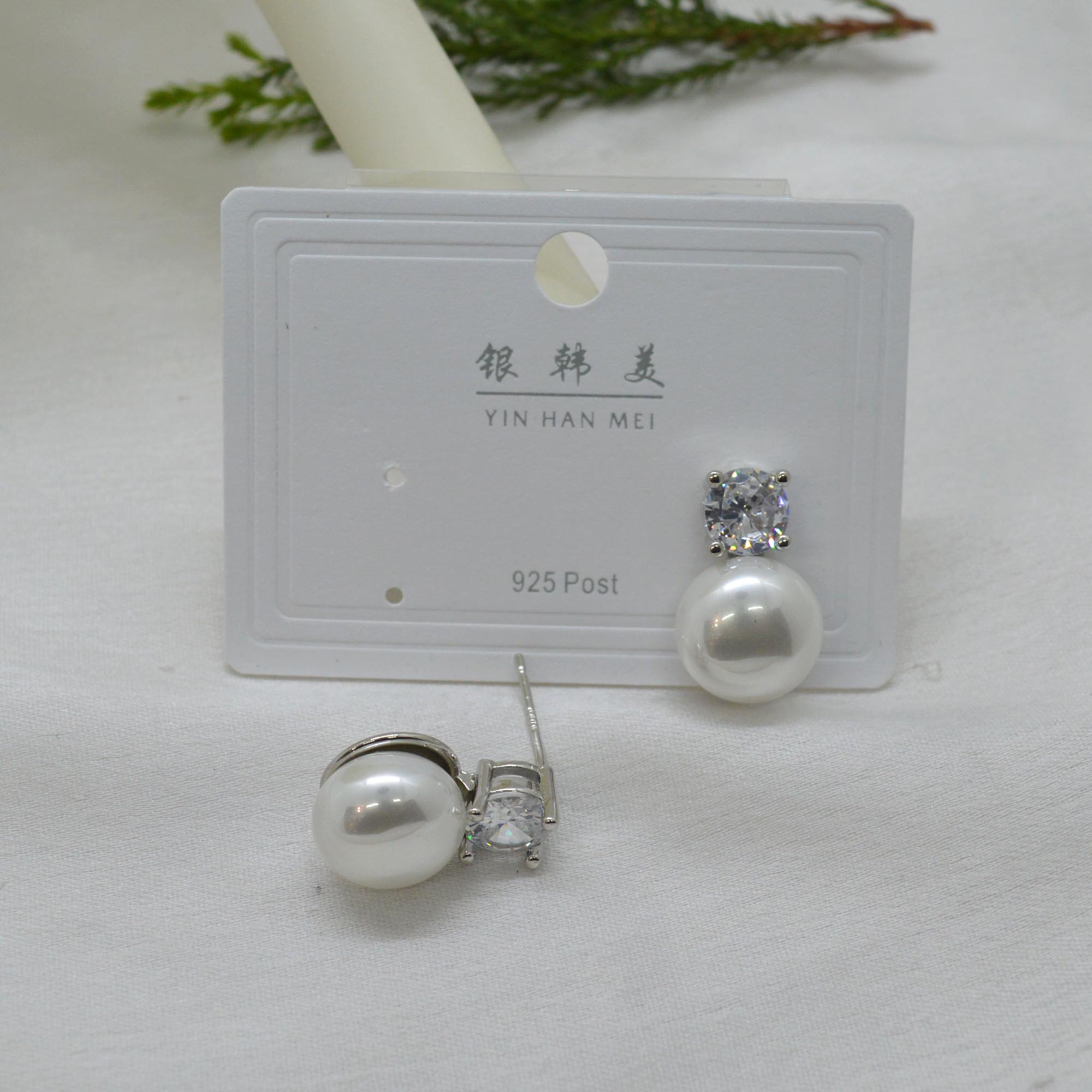 Jewels of Nepal Pearl Stud Earrings for Women - Image 2