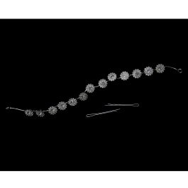 Jewels of Nepal Flower Designed Stone Studded Tiara Hair Embellishment For Women