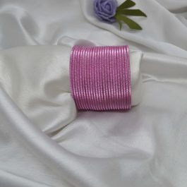 Jewels of Nepal Flamingo Pink Bangles / Chura / Churi For Women- 2 dozens (24pcs)