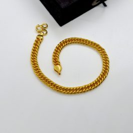 Jewels of Nepal Gold Plated Chain Bracelet- Unisex