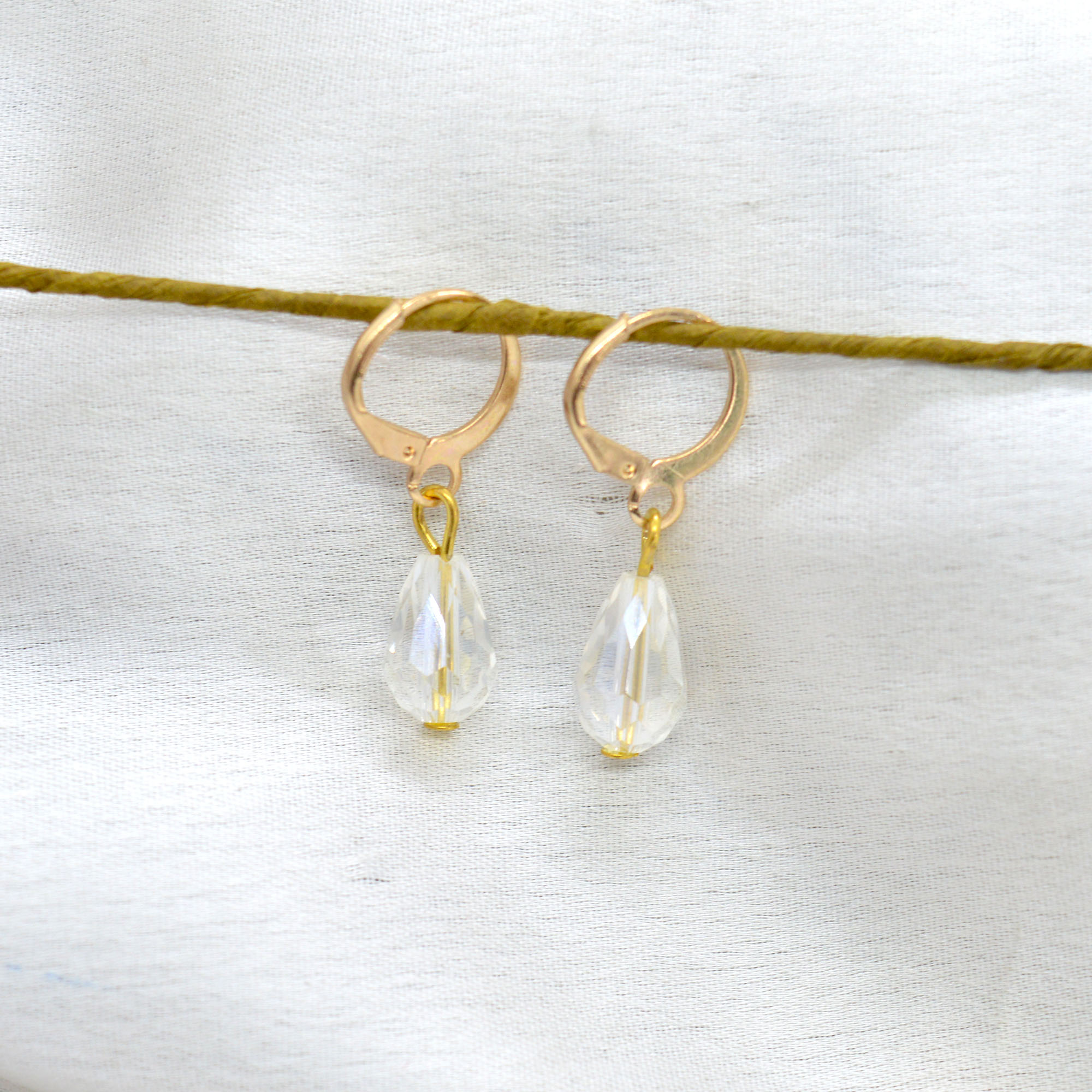 Jewels of Nepal Multi Coloured Crystal Drop Juli Earrings for Women - Image 13