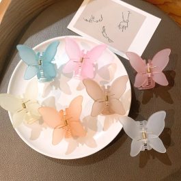 Jewels of Nepal Acrylic Trendy Butterfly Hair Claw Clip For Women