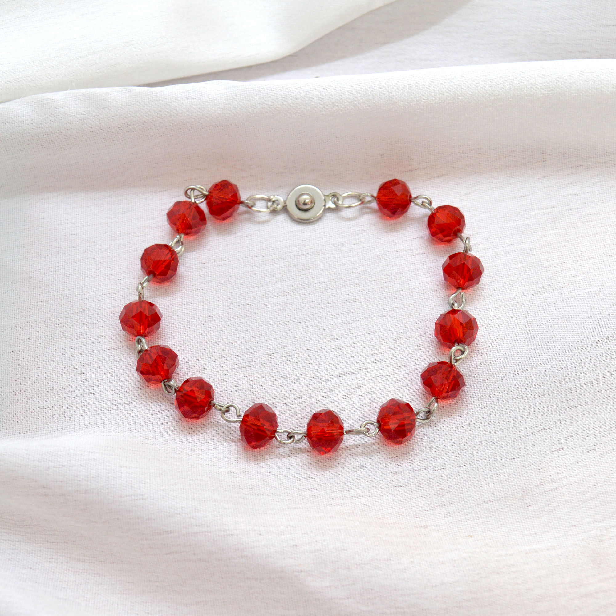 Jewels of Nepal Faux Crystal Beaded Customizable Bracelet For Women - Image 4
