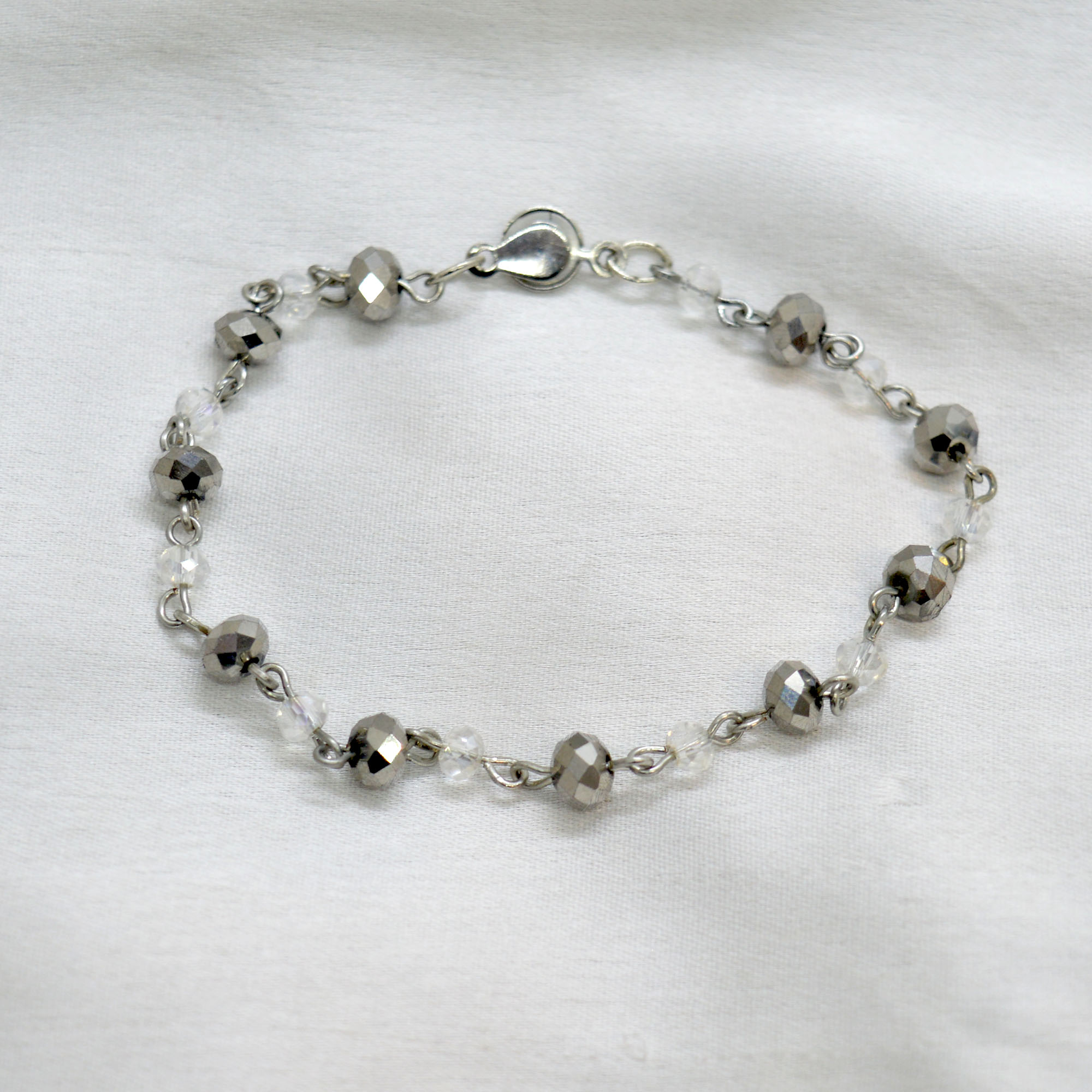 Jewels of Nepal Faux Crystal Beadead Bracelet For Women - Image 2