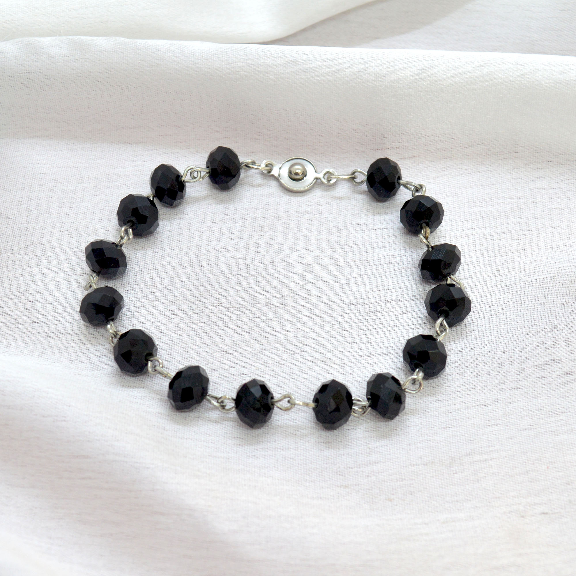 Jewels of Nepal Faux Crystal Beaded Customizable Bracelet For Women - Image 3