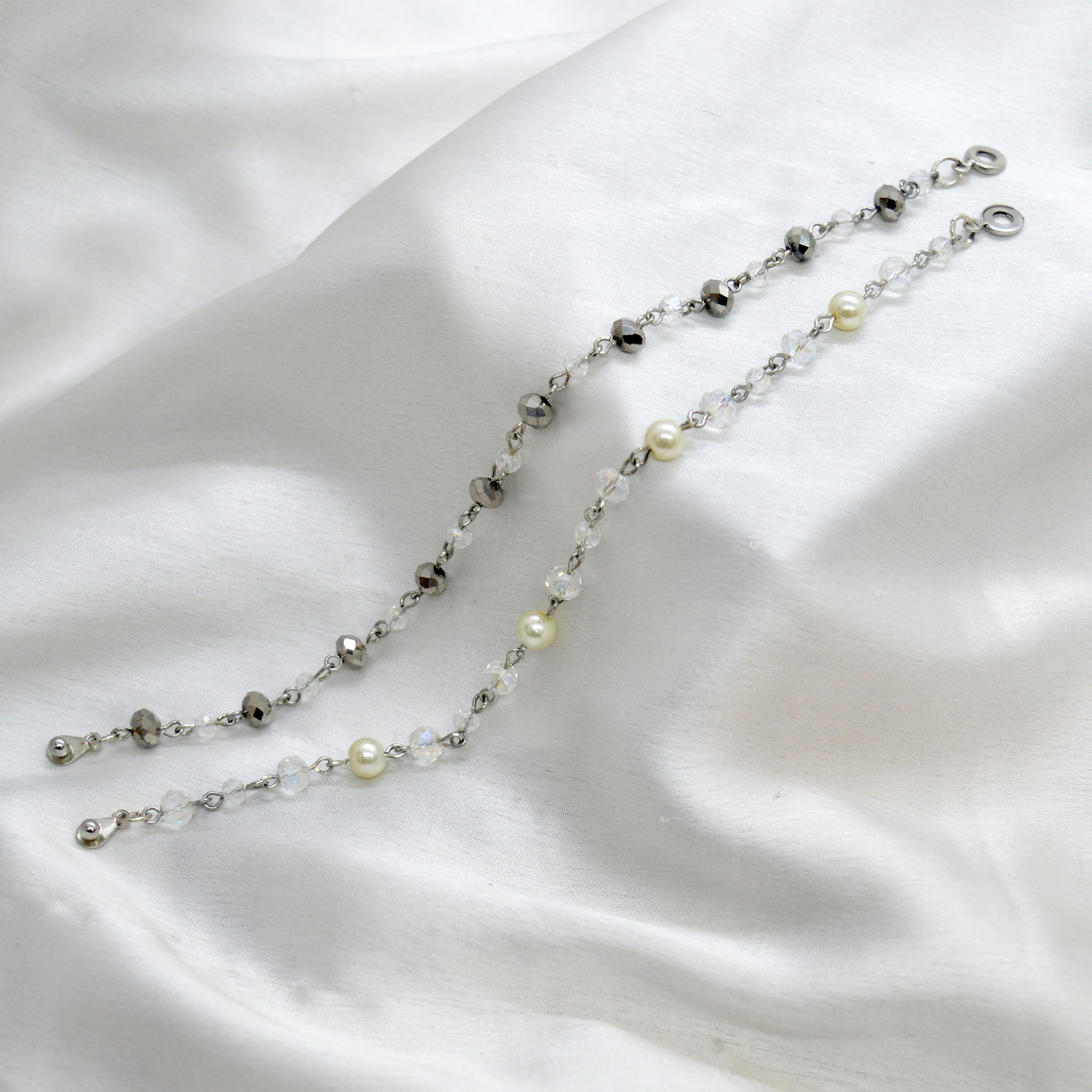 Jewels of Nepal Faux Crystal Beadead Bracelet For Women