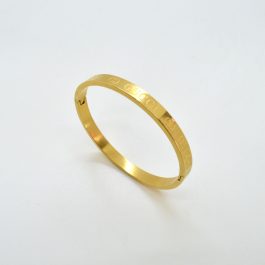 Jewels of Nepal Stainless Steel Bracelet (Lock Style) for Unisex