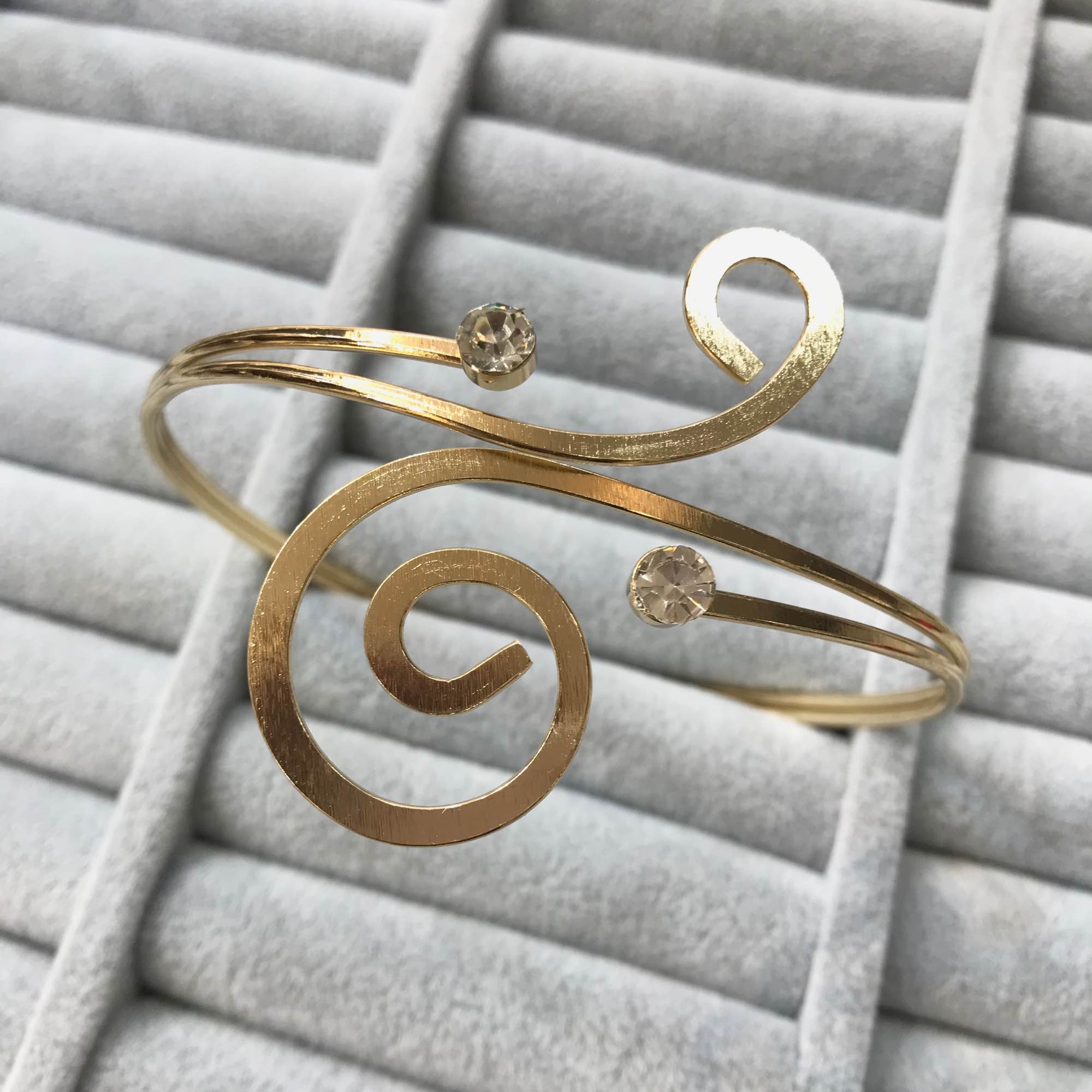 Jewels of Nepal Stainless Steel Upper Arm Band / Arm Cuff for Women - Image 18