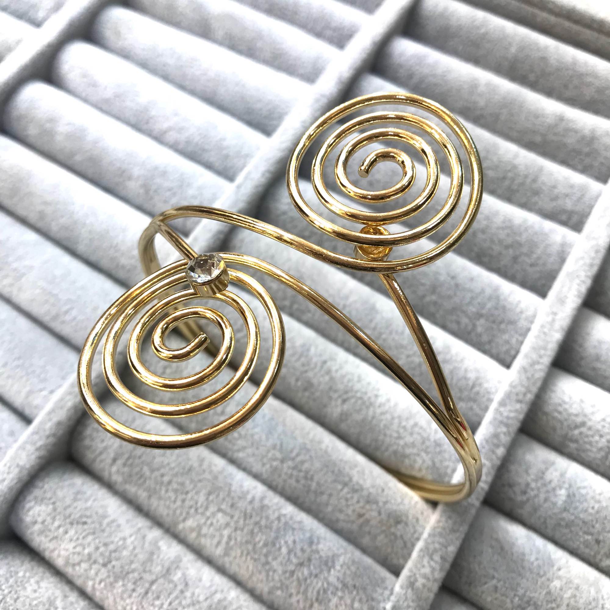 Jewels of Nepal Stainless Steel Upper Arm Band / Arm Cuff for Women - Image 16