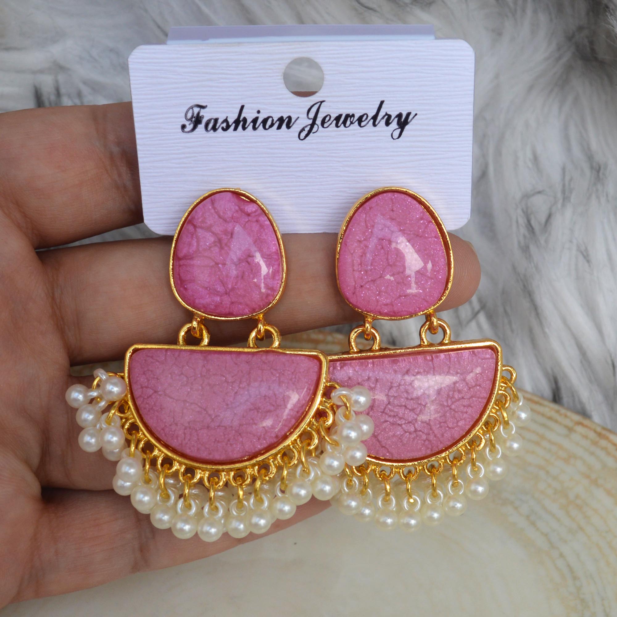 Jewels Of Nepal New Design Beads Fringe Earrings For Women - Image 7