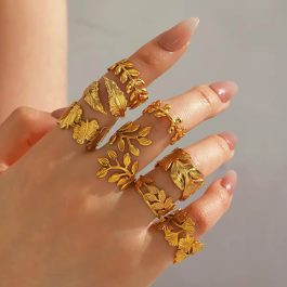 Jewels of Nepal Viral/Trendy Stainless Steel Finger Rings for Women