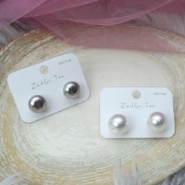 Jewels of Nepal Simple Faux / Simulated Pearl / Moti Earrings for Women