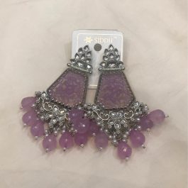 Jewels of Nepal faux kundan earrings