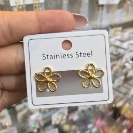 Commuting Fashion Hollow Flower Earrings