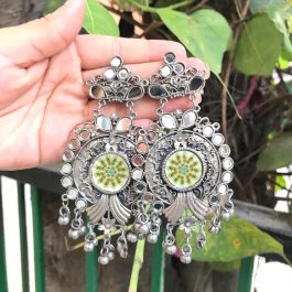 Jewels Of Nepal Retro Ethnic Drop Earring