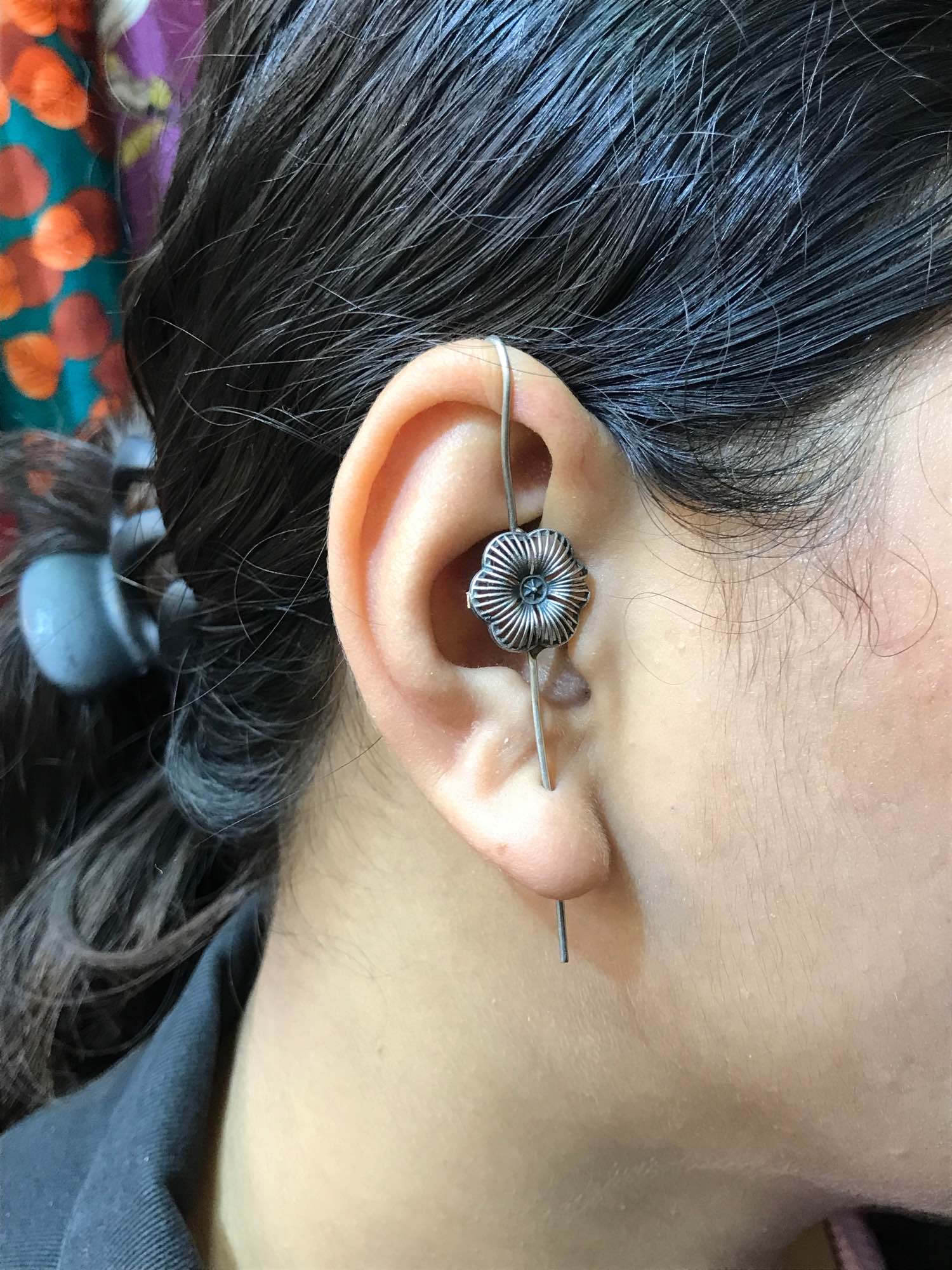 Jewels Of Nepal Pin Ear Cuff - Image 2