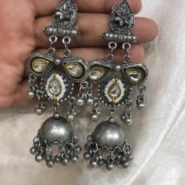 Jewels Of Nepal Oxidized Earring