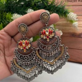 Jewels Of Nepal Minakari Earrings