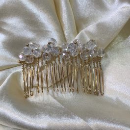 Jewels of Nepal Crystal Embellished Comb Style Hair Embellishment for Women