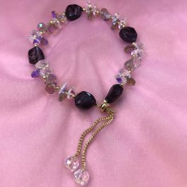 Jewels Of Nepal Glass Crystal Beaded Bracelet For Women