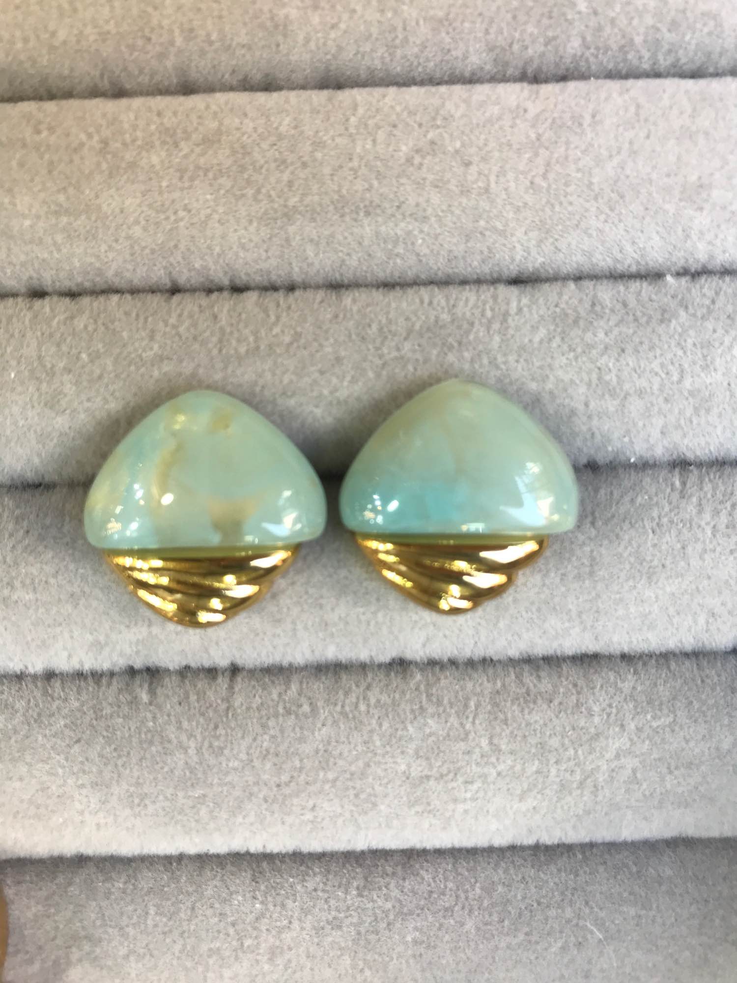 Jewels Of Nepal Gold/Tone Stainless Steel Earring For Women - Image 2