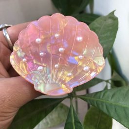 Jewels Of Nepal Seashells-Sheped Hair Claw Clip For Women