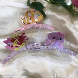 Jewels Of Nepal Fish Design Classy Claw Clip For Women