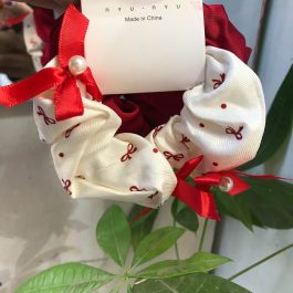Jewels Of Nepal Hair Scrunchies 2 PCS Set For Women