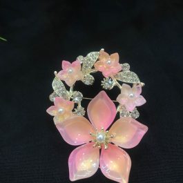 Jewels Of Nepal Multicolor Floral Brooch For Women