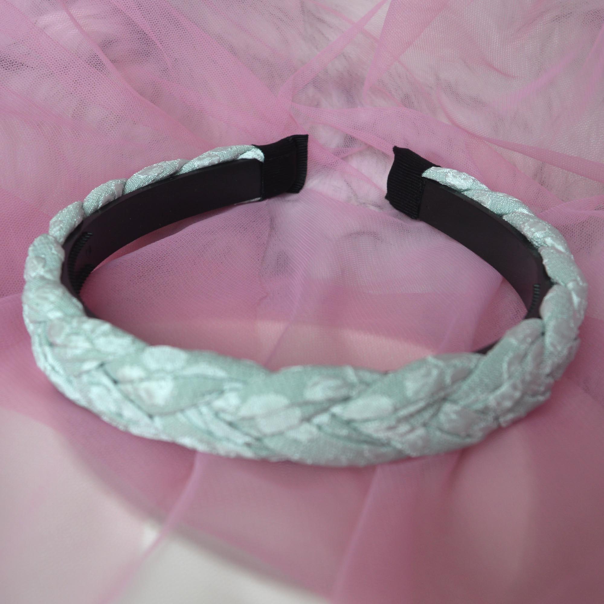 Jewels Of Nepal Braided Design Hair Band/ Hairband For Women - Image 3