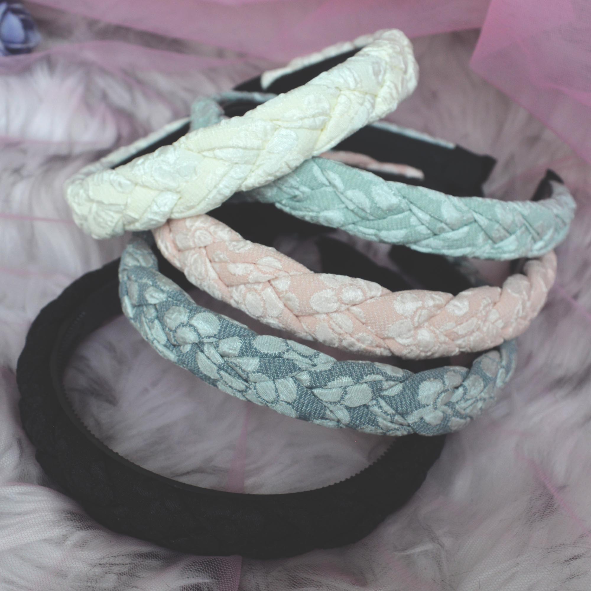 Jewels Of Nepal Braided Design Hair Band/ Hairband For Women