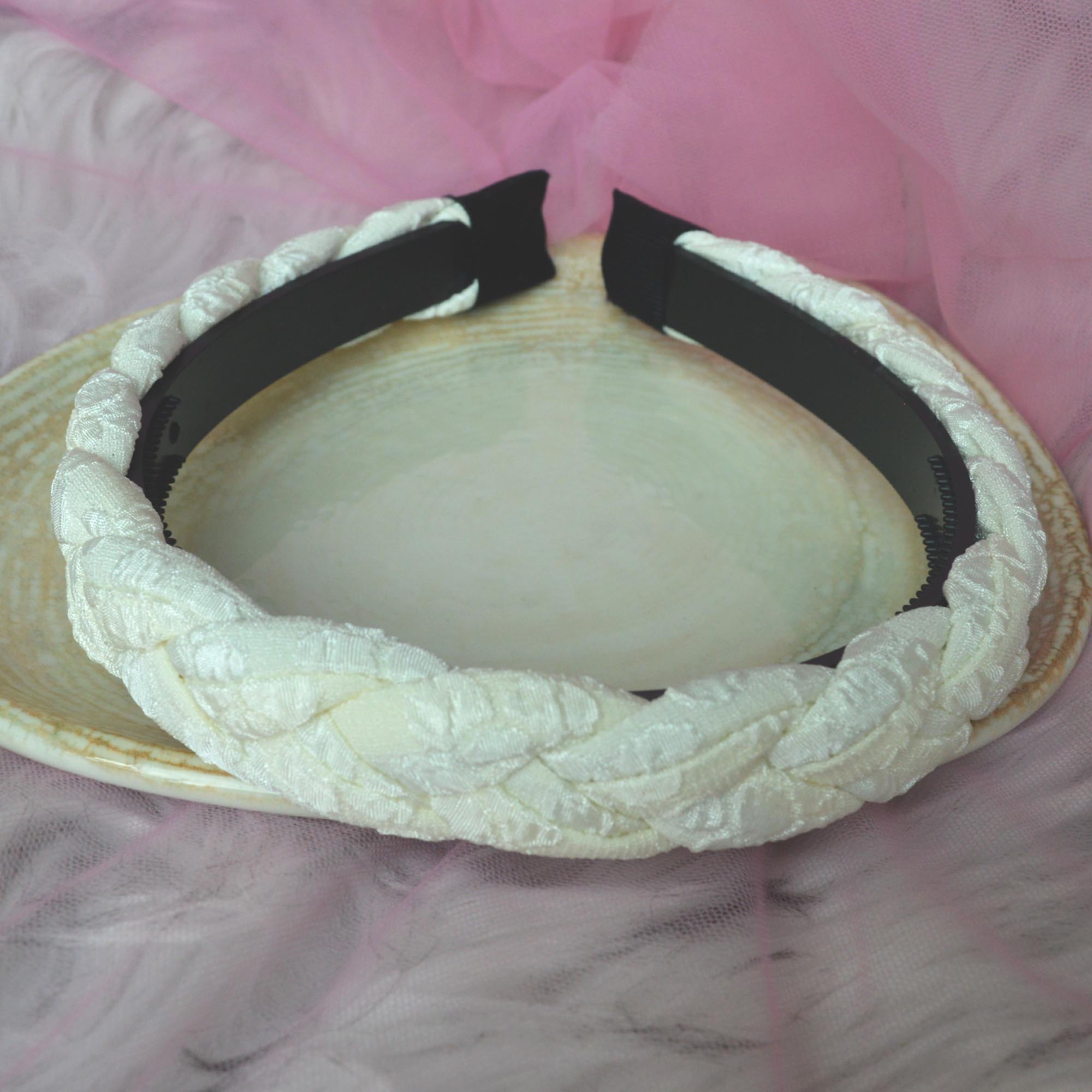 Jewels Of Nepal Braided Design Hair Band/ Hairband For Women - Image 5