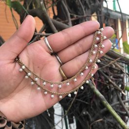 Jewels Of Nepal Kaan Chain -15k Pair For women