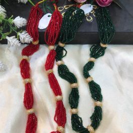 Jewels Of Nepal Gold Plated Beads Naugedi Necklace For Women