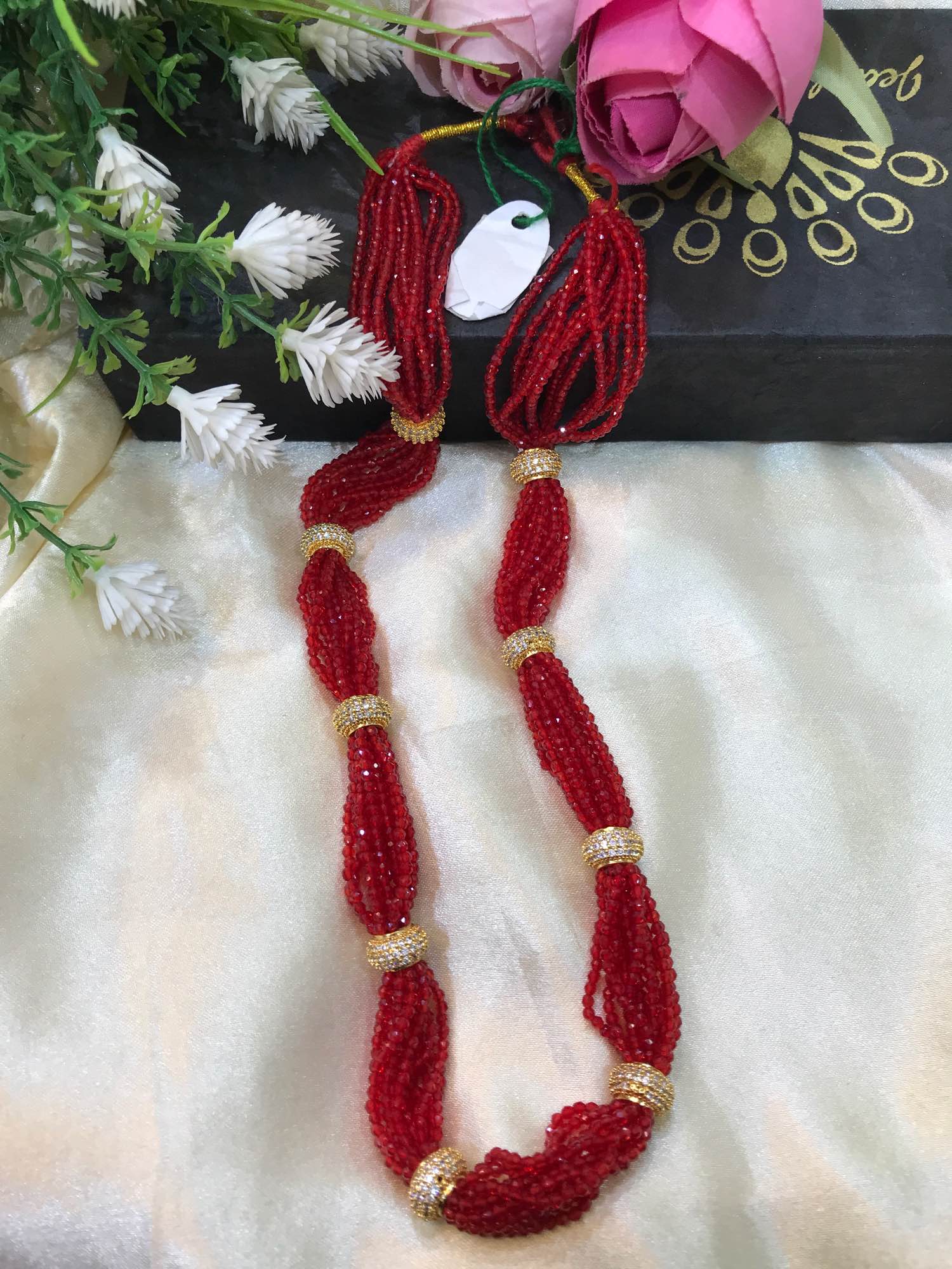 Jewels Of Nepal Gold Plated Beads Naugedi Necklace For Women - Image 2