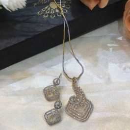 Jewels Of Nepal American Diamond Pendant’s Set For Women