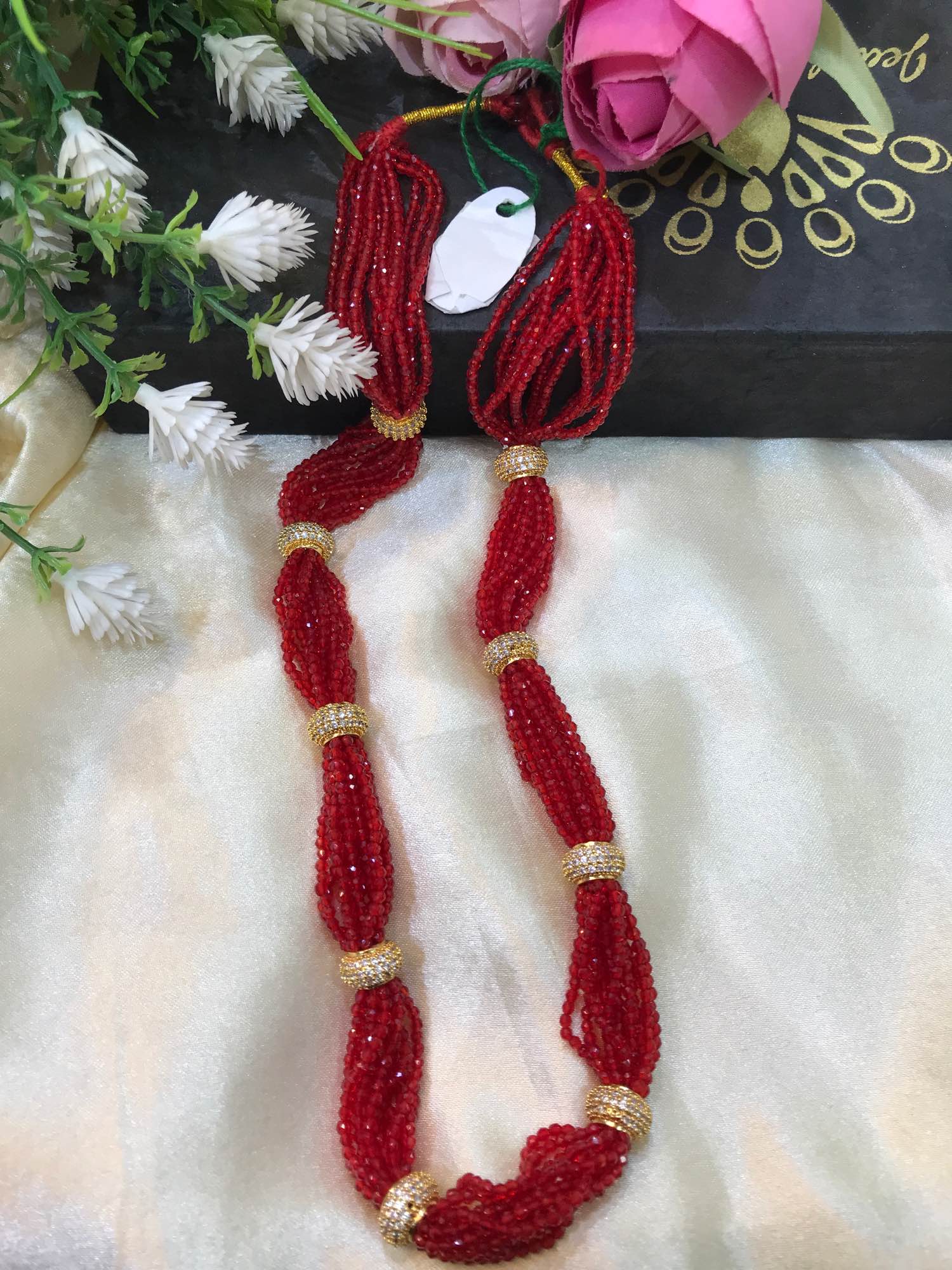 Jewels Of Nepal Gold Plated Beads Naugedi Necklace For Women - Image 4