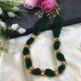 Jewels Of Nepal Gold-Plated Beads Naugedi Necklace For Women