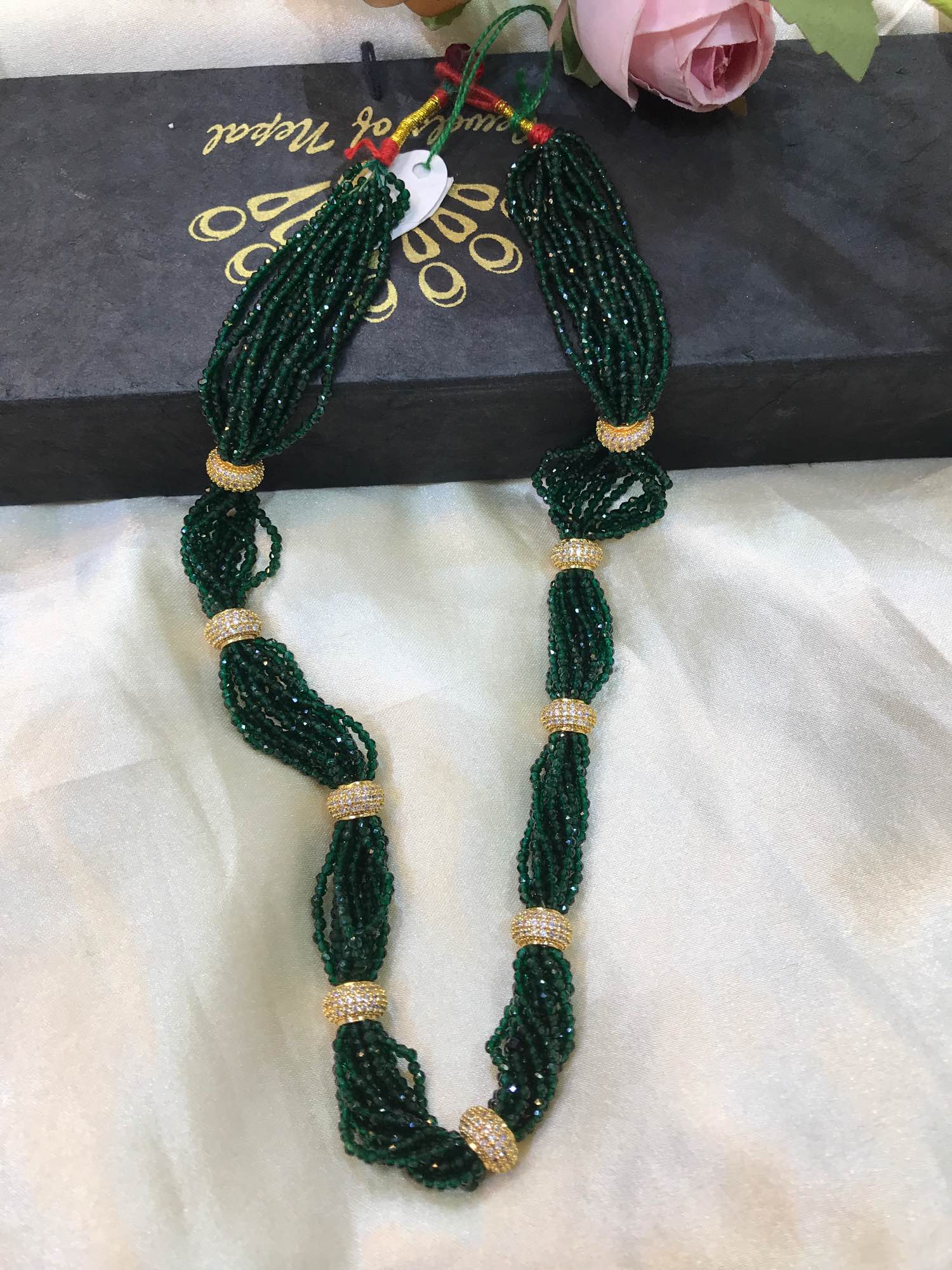 Jewels Of Nepal Gold Plated Beads Naugedi Necklace For Women - Image 3