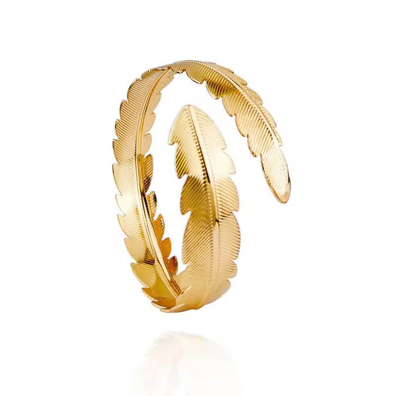 Jewels Of Nepal Stainless Steel Arm Cuffs For Women - Image 2