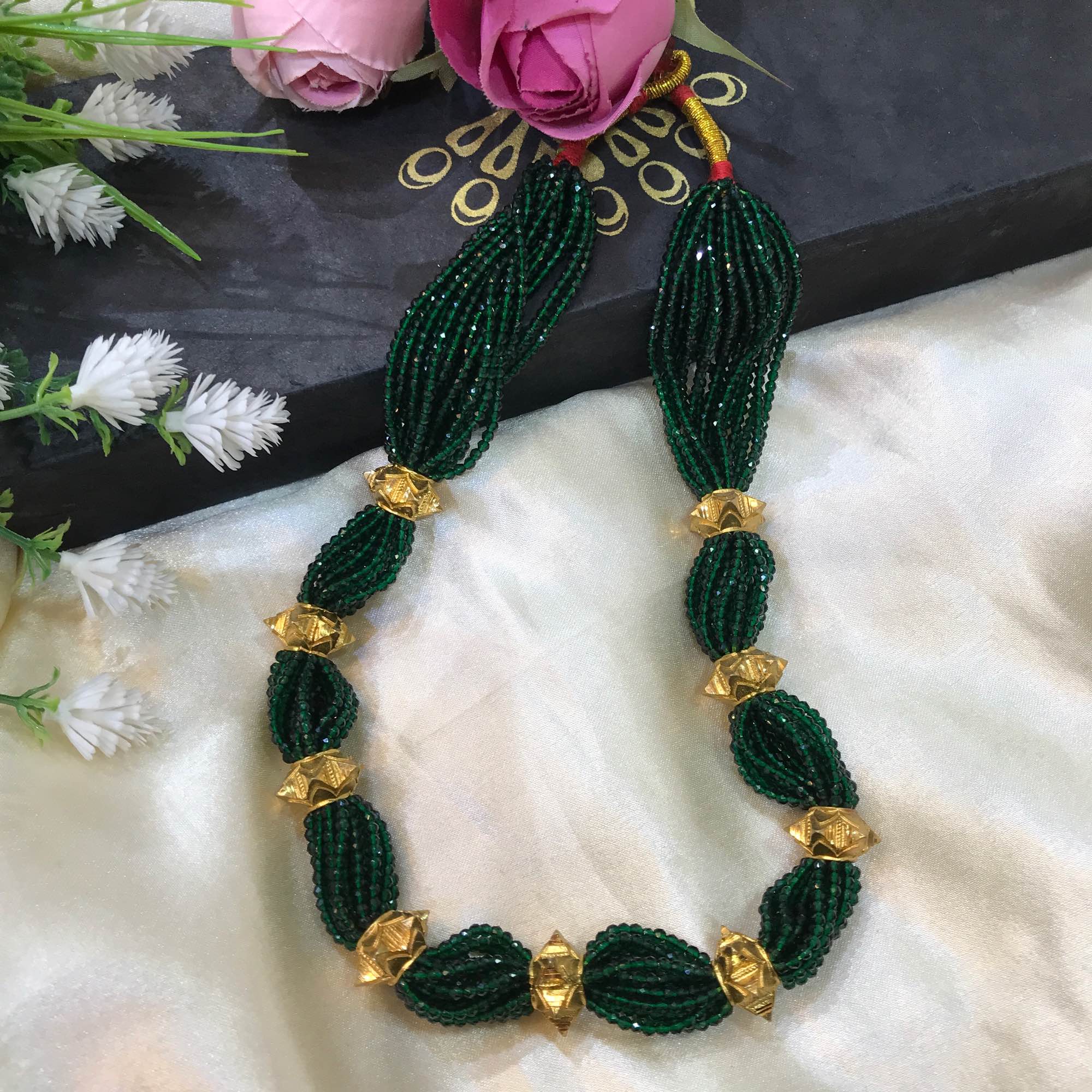 Jewels Of Nepal Gold-Plated Beads Naugedi Necklace For Women - Image 2