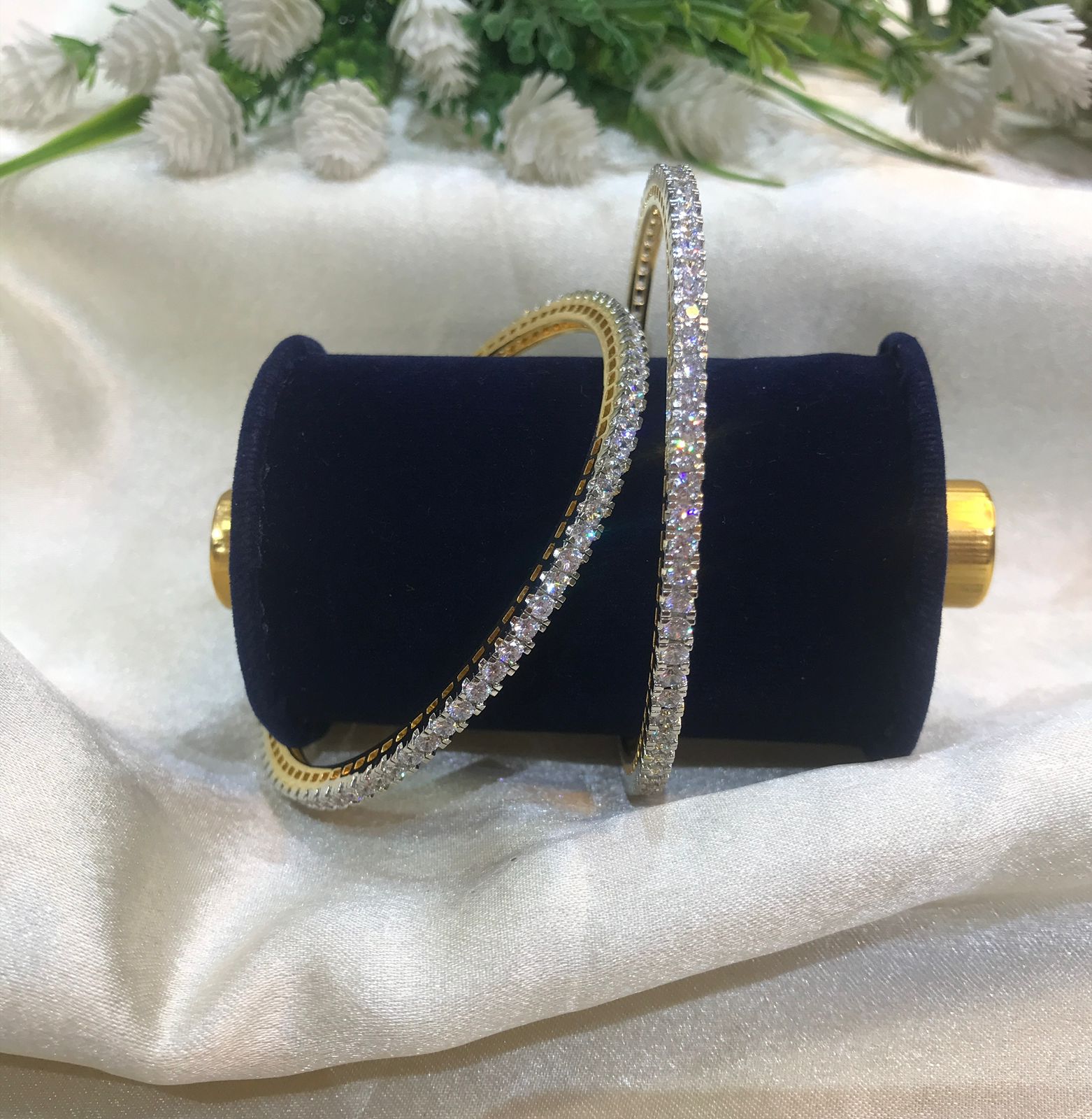 Australian Diamond Bangles – Set of 2 Pieces