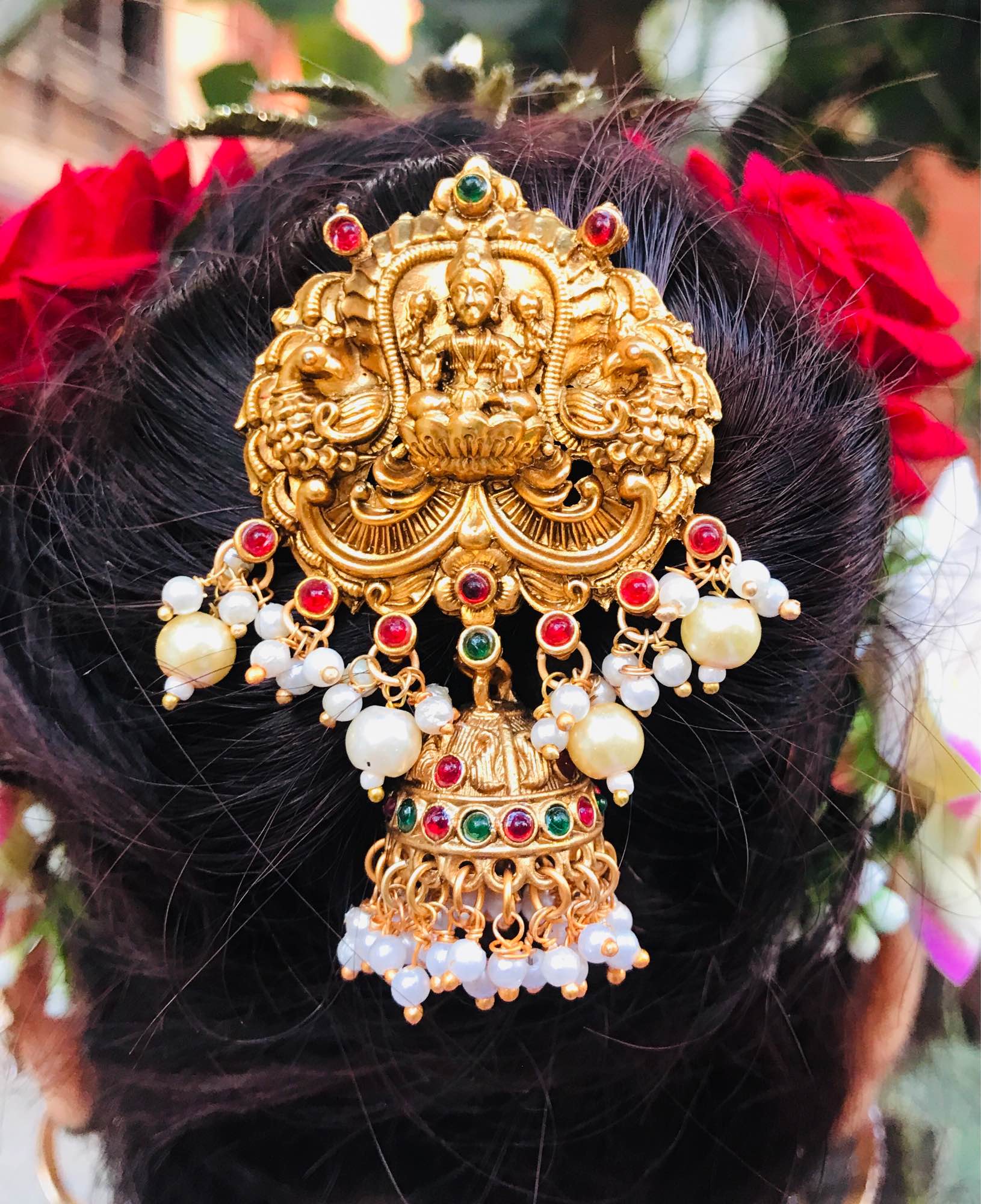 Jewels Of Nepal Gold Plated Juro Pin For Women - Image 4