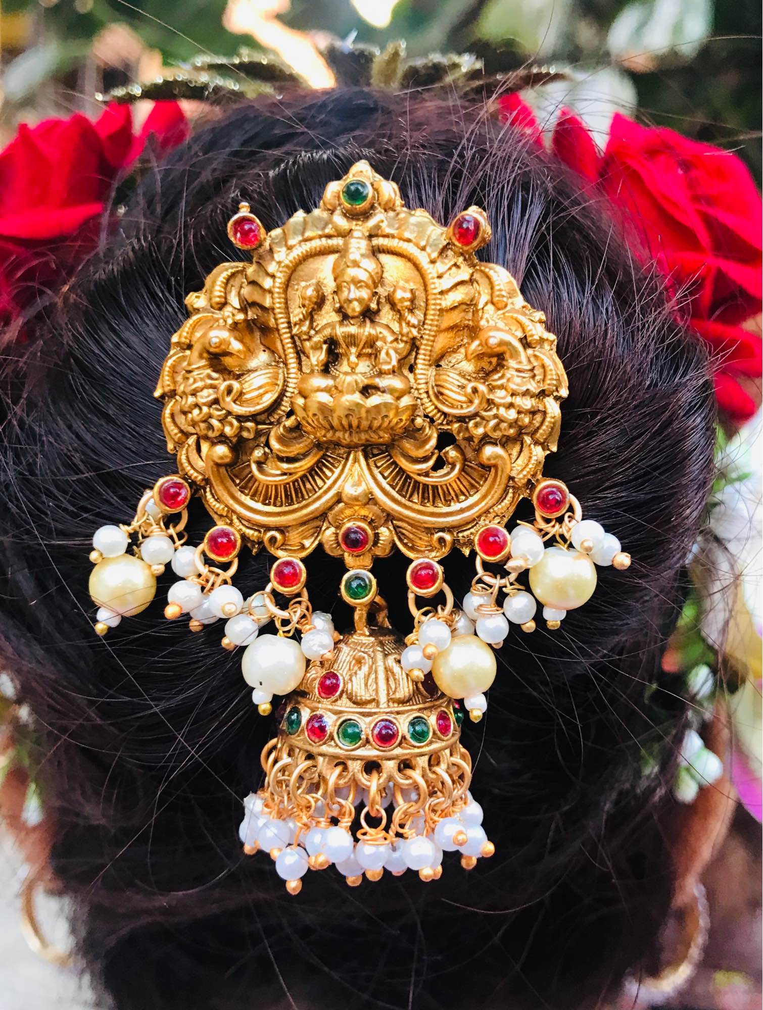 Jewels Of Nepal Gold Plated Juro Pin For Women