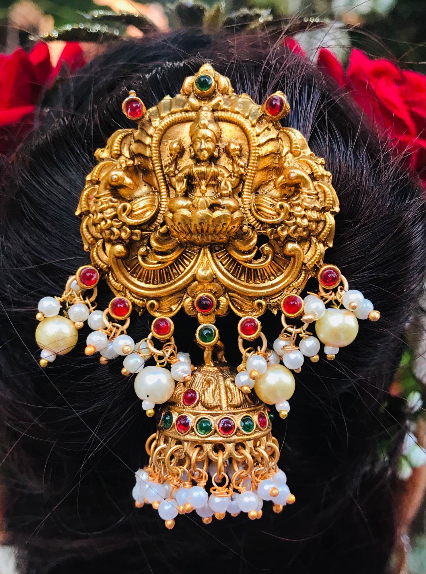 Jewels Of Nepal Gold Plated Juro Pin For Women - Image 5