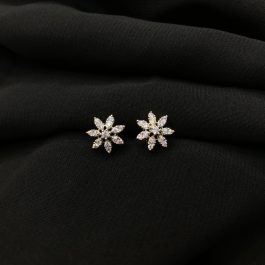 Jewels Of Nepal Australian Diamond Studs For Women