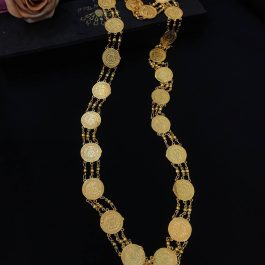 Jewels Of Nepal 18k Gold Plated Coin Mala For Women