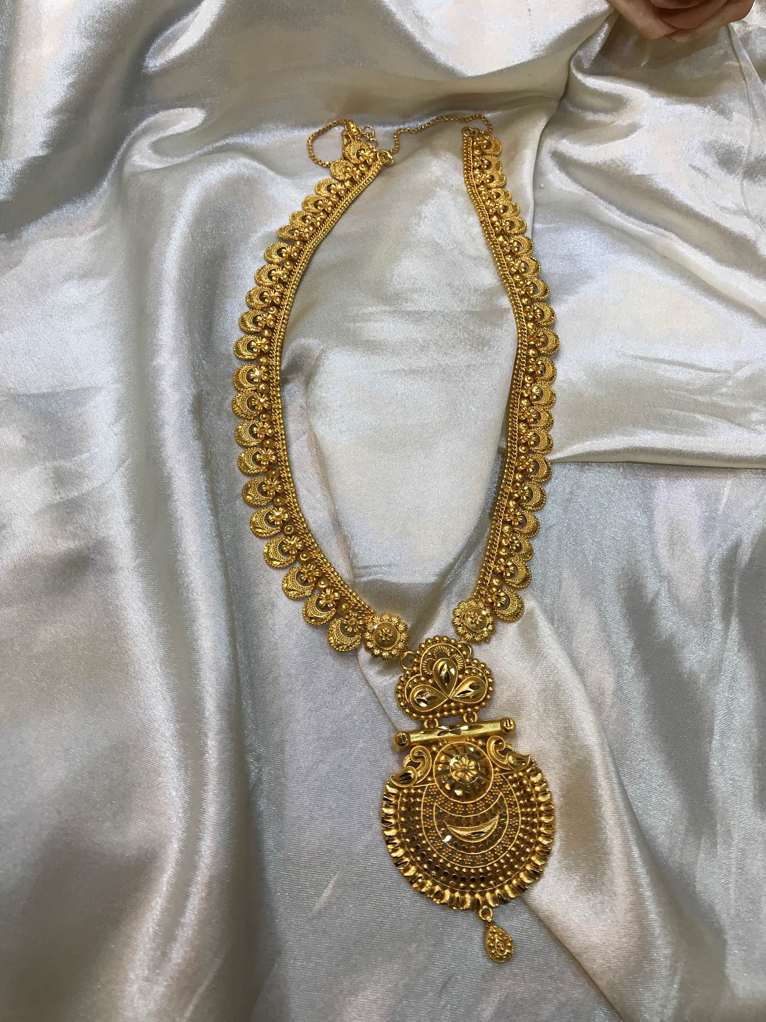 Jewels Of Nepal 18K Gold Plated Long Necklace For Women - Image 2